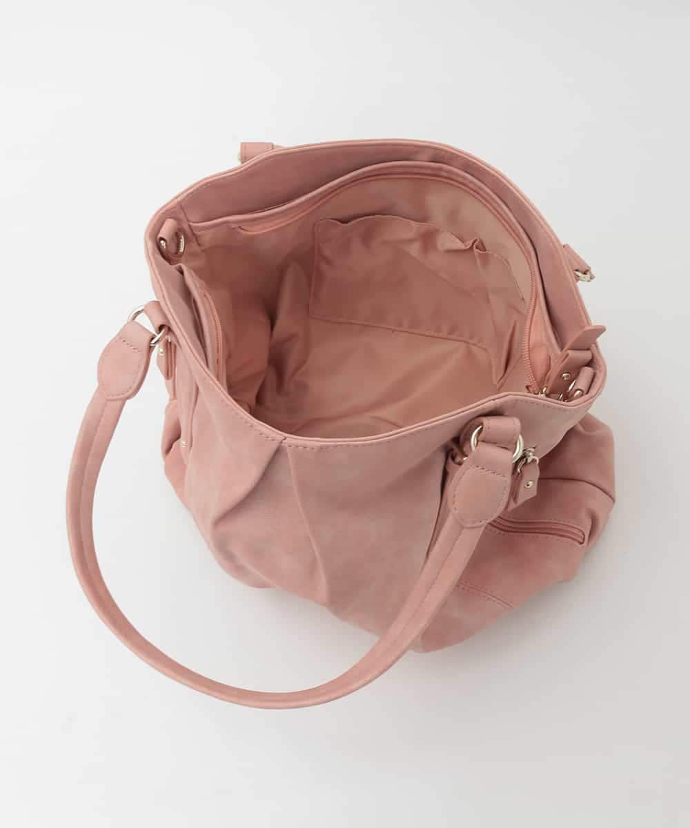 BKBAG26170 MK MICHEL KLEIN BAG(MK ミッシェルクラン バッグ) [2WAY]サイドファスナータックデザイントートバッグ グレー