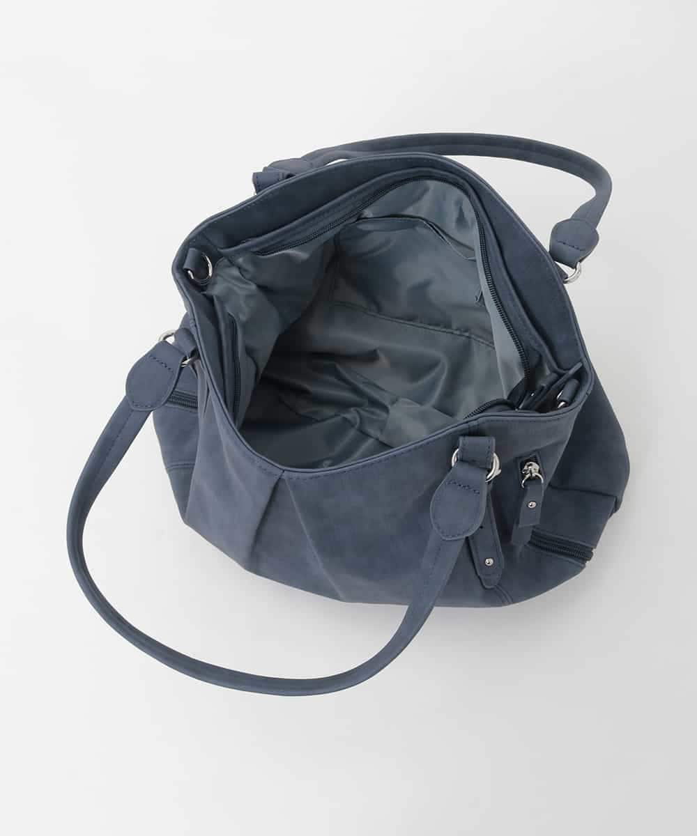 BKBAG26170 MK MICHEL KLEIN BAG(MK ミッシェルクラン バッグ) [2WAY]サイドファスナータックデザイントートバッグ グレー