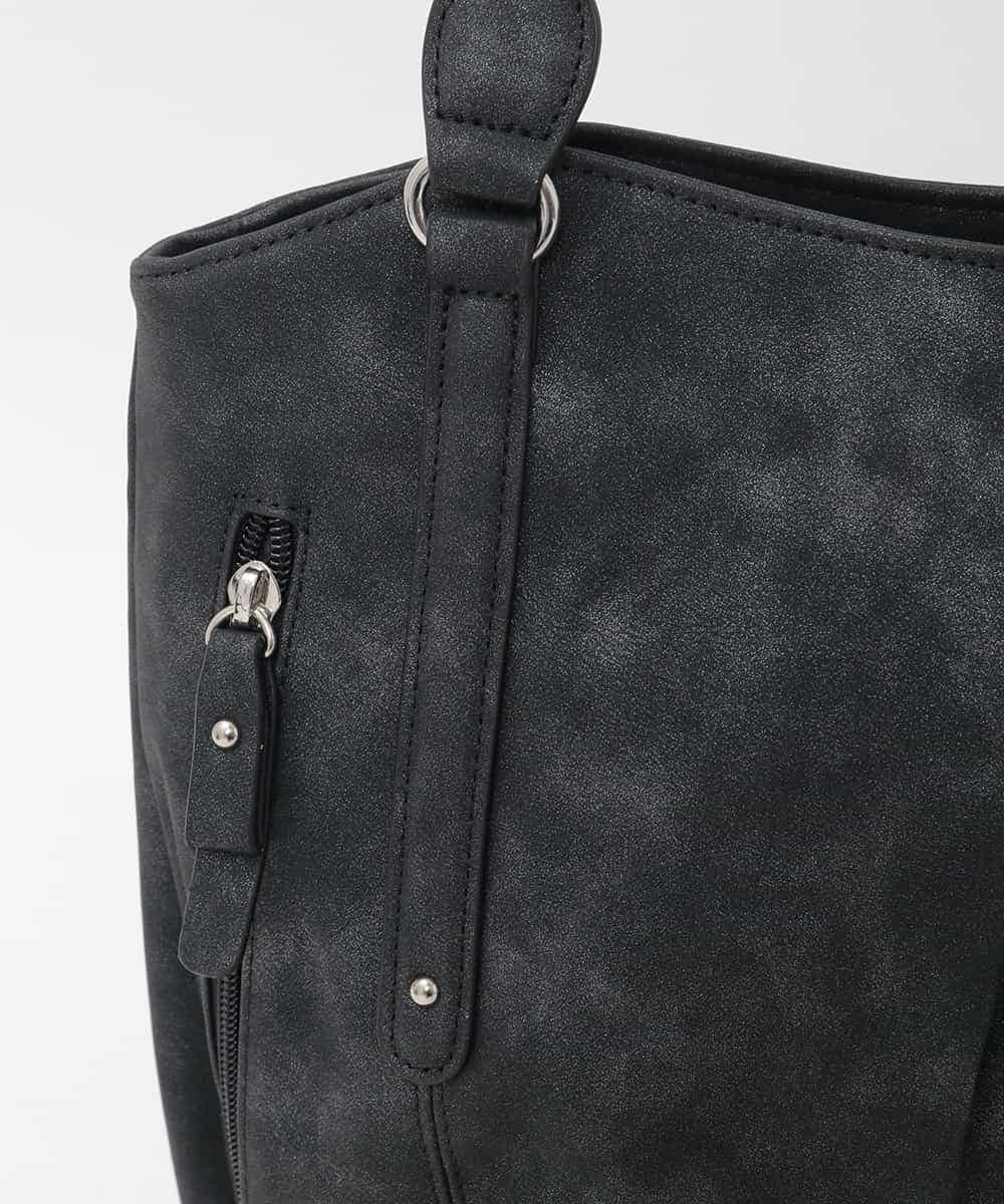 BKBAG26170 MK MICHEL KLEIN BAG(MK ミッシェルクラン バッグ) [2WAY]サイドファスナータックデザイントートバッグ グレー