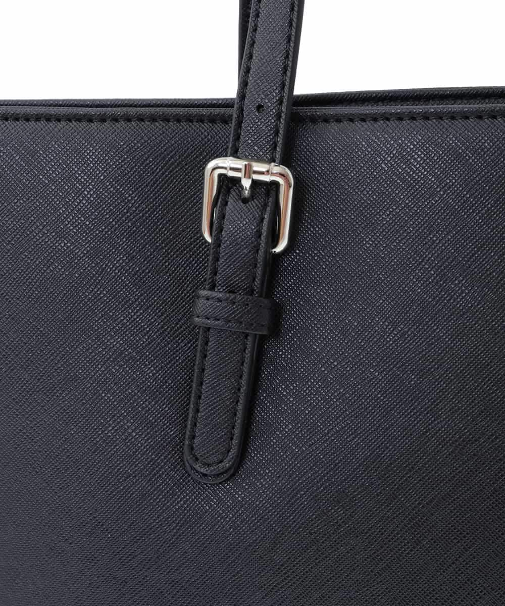 BKBAS12140 MK MICHEL KLEIN BAG(MK ミッシェルクラン バッグ) 【ペットボトルホルダー付き】ビジネストートバッグ ブラック