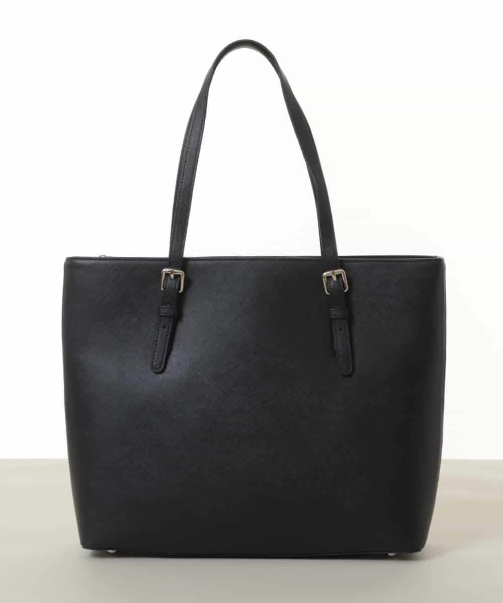 BKBAV12140 MK MICHEL KLEIN BAG(MK ミッシェルクラン バッグ) [A4サイズ対応]フェイクレザースクエアトートバッグ ブラック