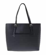 BKBAV12140 MK MICHEL KLEIN BAG(MK ミッシェルクラン バッグ) [A4サイズ対応]フェイクレザースクエアトートバッグ ブラック