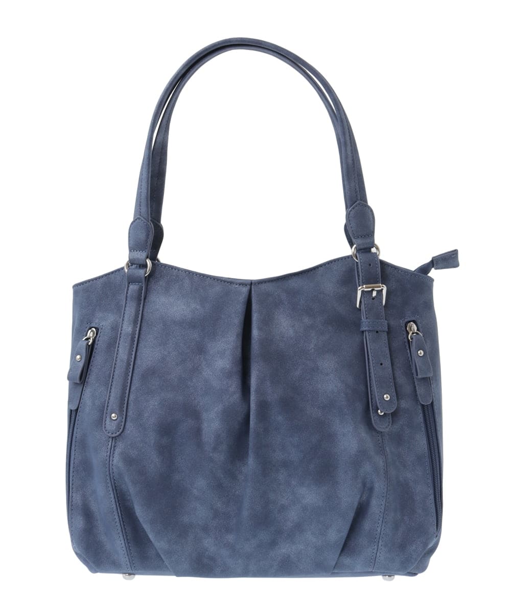 BKBGA26160 MK MICHEL KLEIN BAG(MK ミッシェルクラン バッグ) [2WAY]タックラウンドトートバッグ ライトブルー