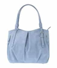 BKBGA26160 MK MICHEL KLEIN BAG(MK ミッシェルクラン バッグ) [2WAY]タックラウンドトートバッグ ライトブルー