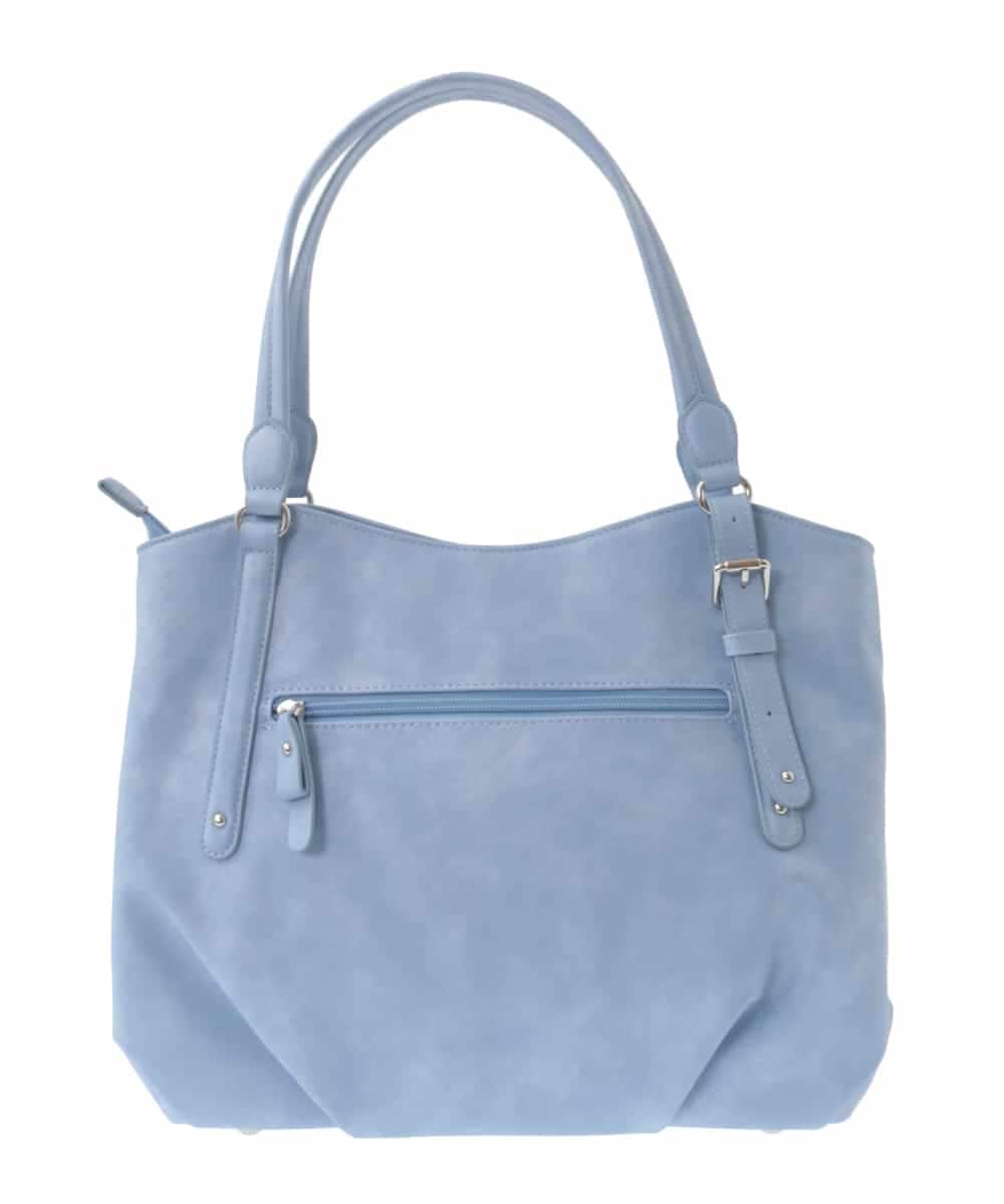 BKBGA26160 MK MICHEL KLEIN BAG(MK ミッシェルクラン バッグ) [2WAY]タックラウンドトートバッグ ライトブルー