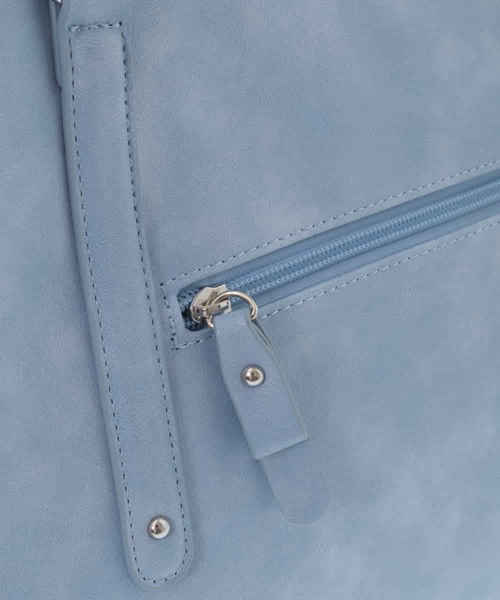 BKBGA26160 MK MICHEL KLEIN BAG(MK ミッシェルクラン バッグ) [2WAY]タックラウンドトートバッグ ライトブルー