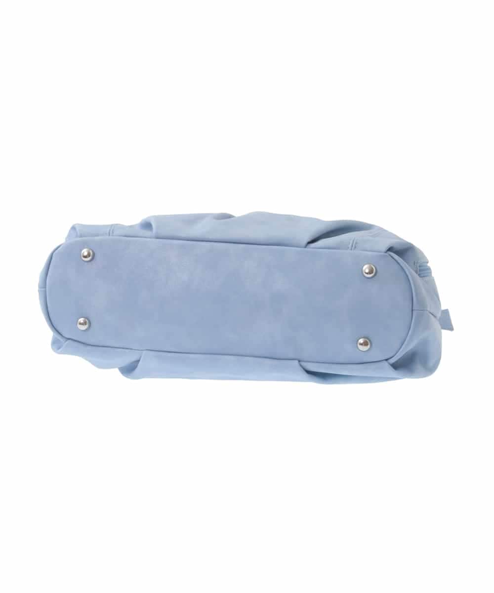BKBGA26160 MK MICHEL KLEIN BAG(MK ミッシェルクラン バッグ) [2WAY]タックラウンドトートバッグ ライトブルー