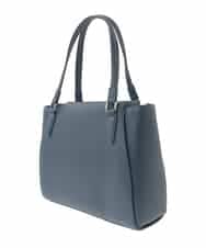 BKBGD02180 MK MICHEL KLEIN BAG(MK ミッシェルクラン バッグ) [2WAY/A4収納可]合成皮革ポイントデザイントートバッグ ネイビー