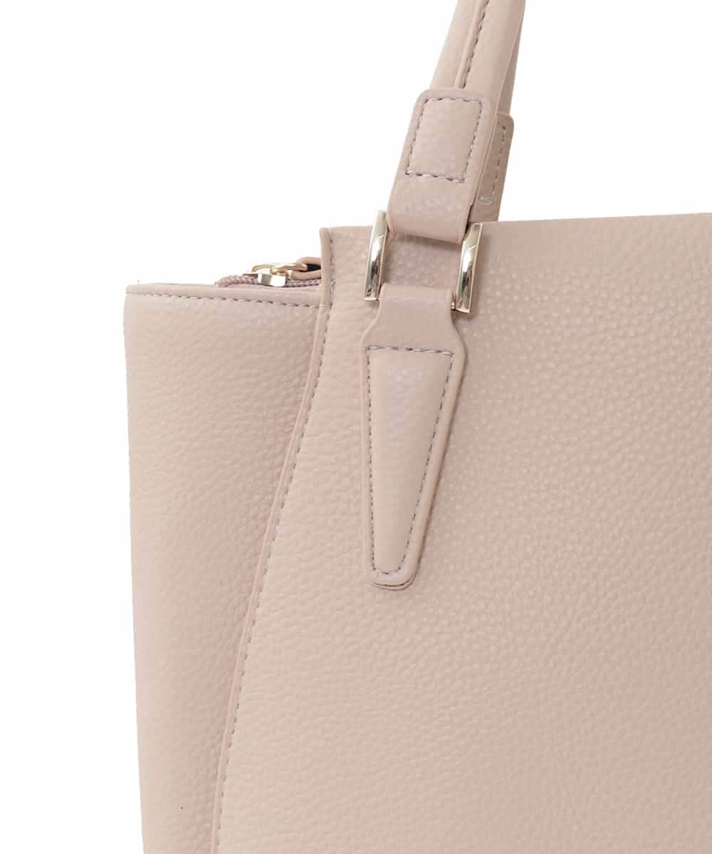 BKBGD02180 MK MICHEL KLEIN BAG(MK ミッシェルクラン バッグ) [2WAY/A4収納可]合成皮革ポイントデザイントートバッグ ネイビー