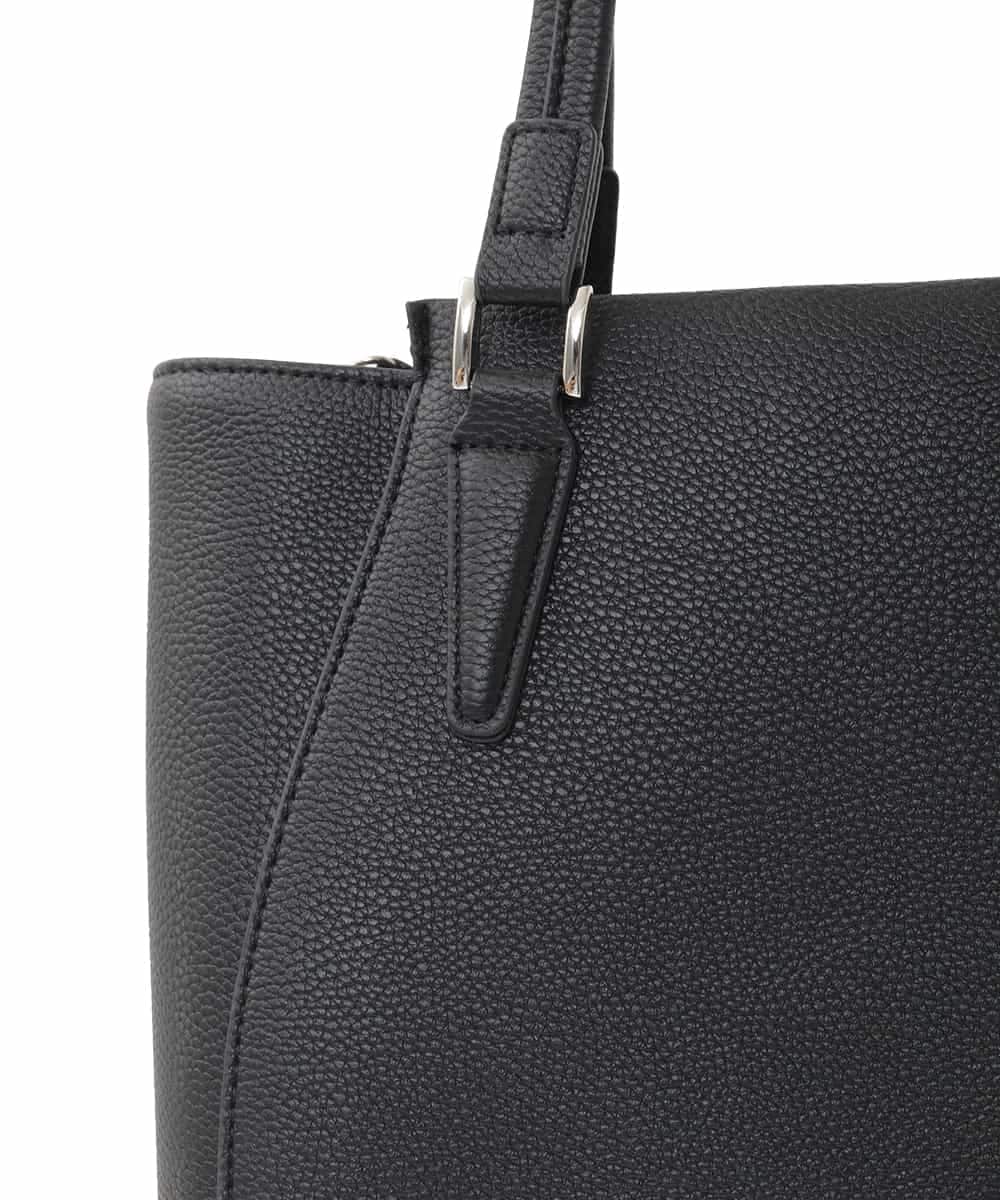 BKBGD02180 MK MICHEL KLEIN BAG(MK ミッシェルクラン バッグ) [2WAY/A4収納可]合成皮革ポイントデザイントートバッグ ネイビー