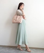 BKBGD26160 MK MICHEL KLEIN BAG(MK ミッシェルクラン バッグ) [2WAY]合成皮革タックデザイントートバッグ ホワイトベージュ