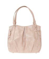 BKBGD26160 MK MICHEL KLEIN BAG(MK ミッシェルクラン バッグ) [2WAY]合成皮革タックデザイントートバッグ ホワイトベージュ