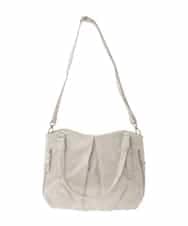 BKBGD26160 MK MICHEL KLEIN BAG(MK ミッシェルクラン バッグ) [2WAY]合成皮革タックデザイントートバッグ ベージュ