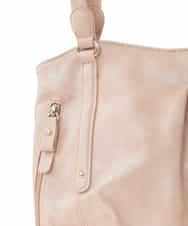 BKBGD26160 MK MICHEL KLEIN BAG(MK ミッシェルクラン バッグ) [2WAY]合成皮革タックデザイントートバッグ ベージュ