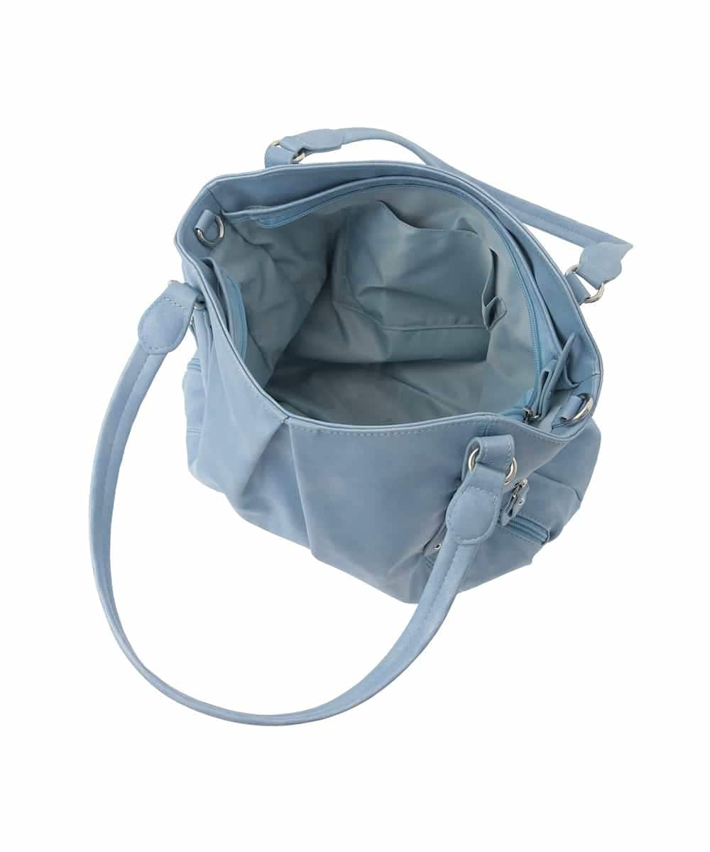 BKBGD26160 MK MICHEL KLEIN BAG(MK ミッシェルクラン バッグ) [2WAY]合成皮革タックデザイントートバッグ ベージュ