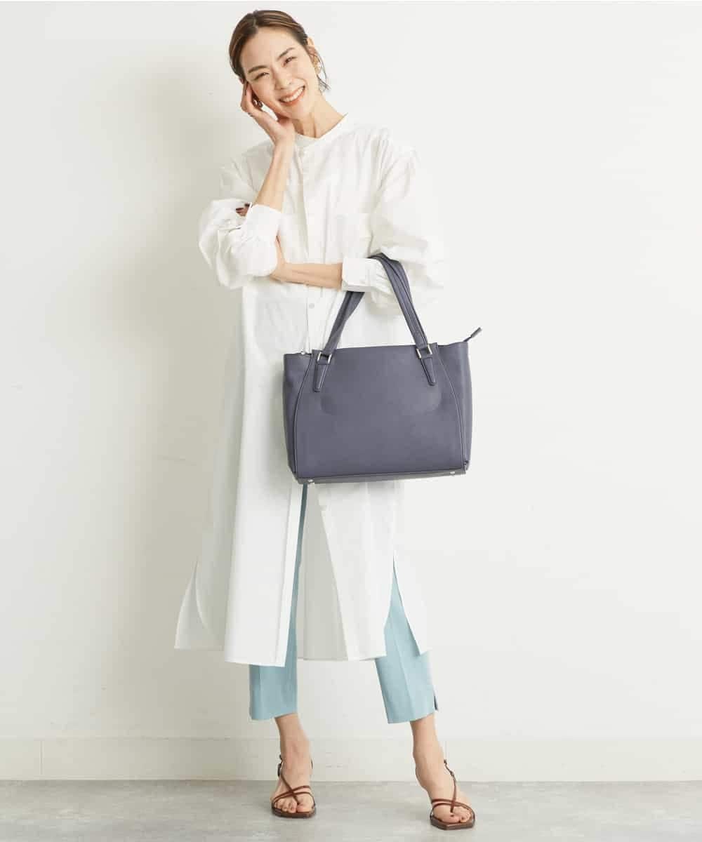 BKBGP02160 MK MICHEL KLEIN BAG(MK ミッシェルクラン バッグ) 【2WAY】フェイクレザートートバッグ ネイビー