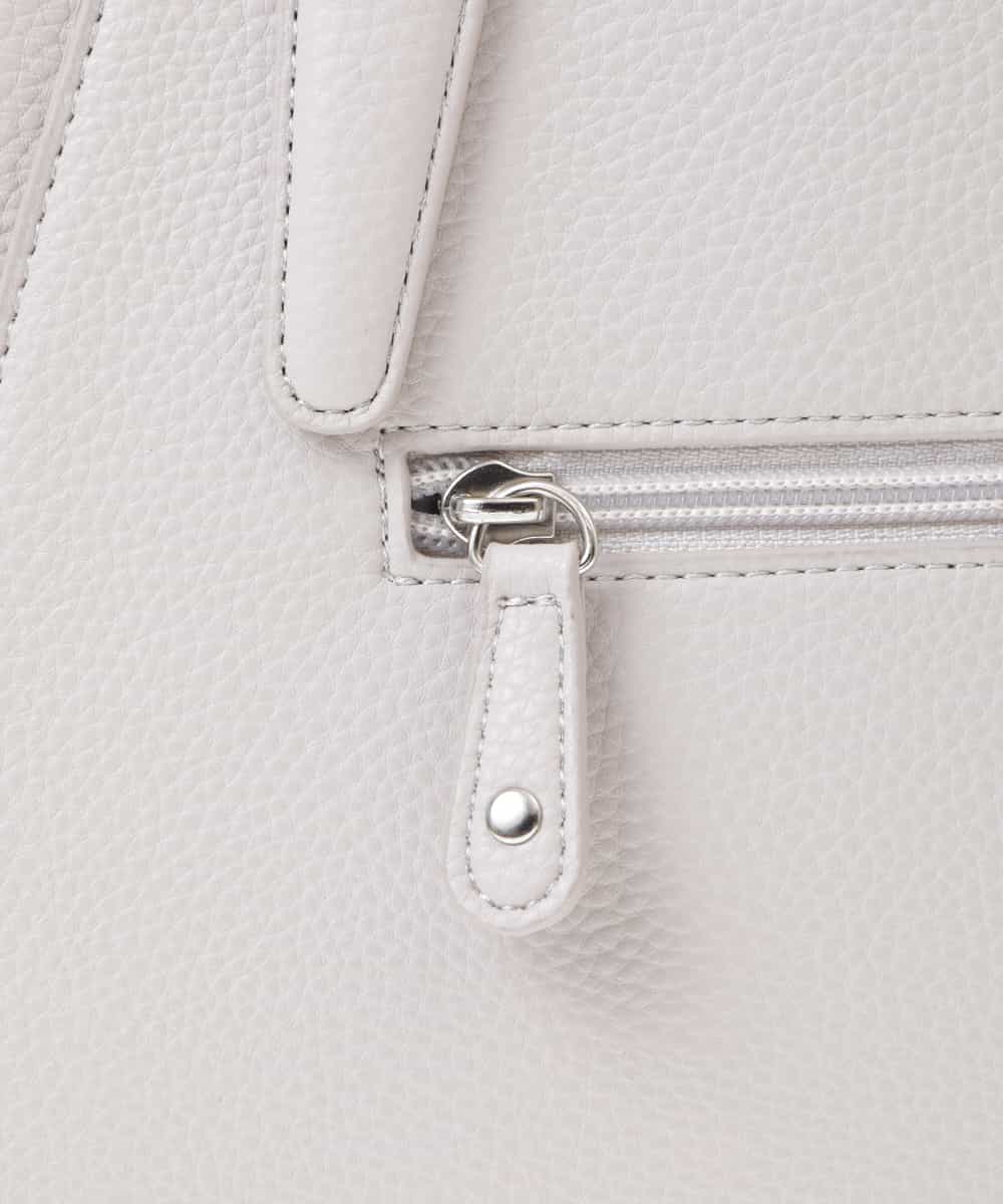 BKBGP02160 MK MICHEL KLEIN BAG(MK ミッシェルクラン バッグ) 【2WAY】フェイクレザートートバッグ オフホワイト