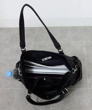 BKBGS01160 MK MICHEL KLEIN BAG(MK ミッシェルクラン バッグ) ［2WAY］タックデザイントートバッグ ブラック