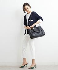 BKBGS01160 MK MICHEL KLEIN BAG(MK ミッシェルクラン バッグ) ［2WAY］タックデザイントートバッグ ブラック