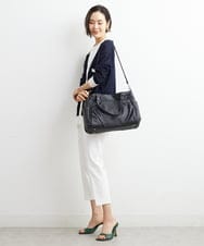 BKBGS01160 MK MICHEL KLEIN BAG(MK ミッシェルクラン バッグ) ［2WAY］タックデザイントートバッグ ブラック