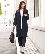 BKBGV02180 MK MICHEL KLEIN BAG(MK ミッシェルクラン バッグ) [2WAY]合成皮革エレガントスクエアトートバッグ ネイビー