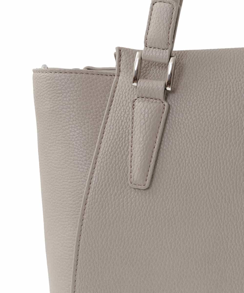 BKBGV02180 MK MICHEL KLEIN BAG(MK ミッシェルクラン バッグ) [2WAY]合成皮革エレガントスクエアトートバッグ ネイビー
