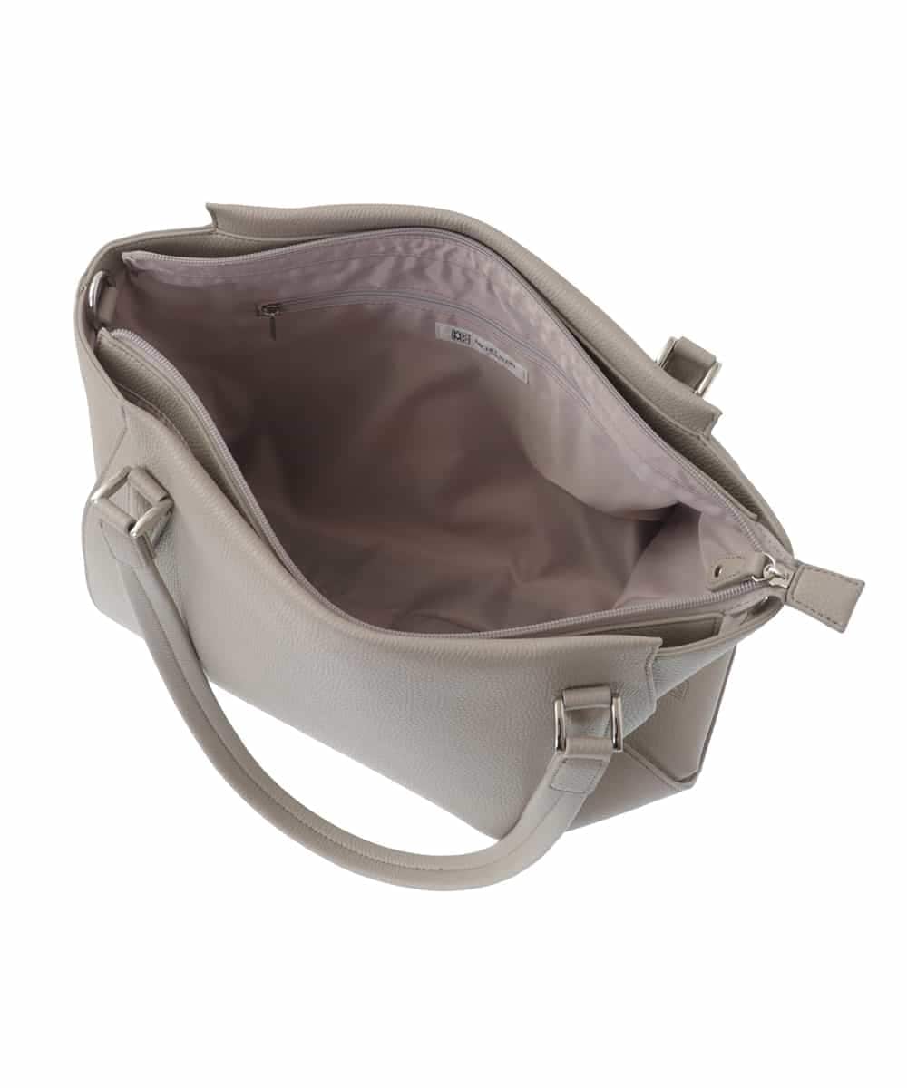 BKBGV02180 MK MICHEL KLEIN BAG(MK ミッシェルクラン バッグ) [2WAY]合成皮革エレガントスクエアトートバッグ ネイビー