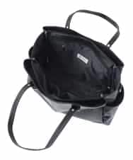 BKBGV23190 MK MICHEL KLEIN BAG(MK ミッシェルクラン バッグ) [大容量/2WAY]ステッチポイントワイドスクエアトート ベージュ