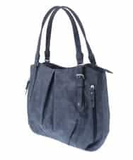 BKBGV26160 MK MICHEL KLEIN BAG(MK ミッシェルクラン バッグ) [2WAY]フロントタックギャザーアクセントバッグ ネイビー