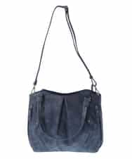 BKBGV26160 MK MICHEL KLEIN BAG(MK ミッシェルクラン バッグ) [2WAY]フロントタックギャザーアクセントバッグ ネイビー