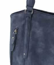 BKBGV26160 MK MICHEL KLEIN BAG(MK ミッシェルクラン バッグ) [2WAY]フロントタックギャザーアクセントバッグ ネイビー