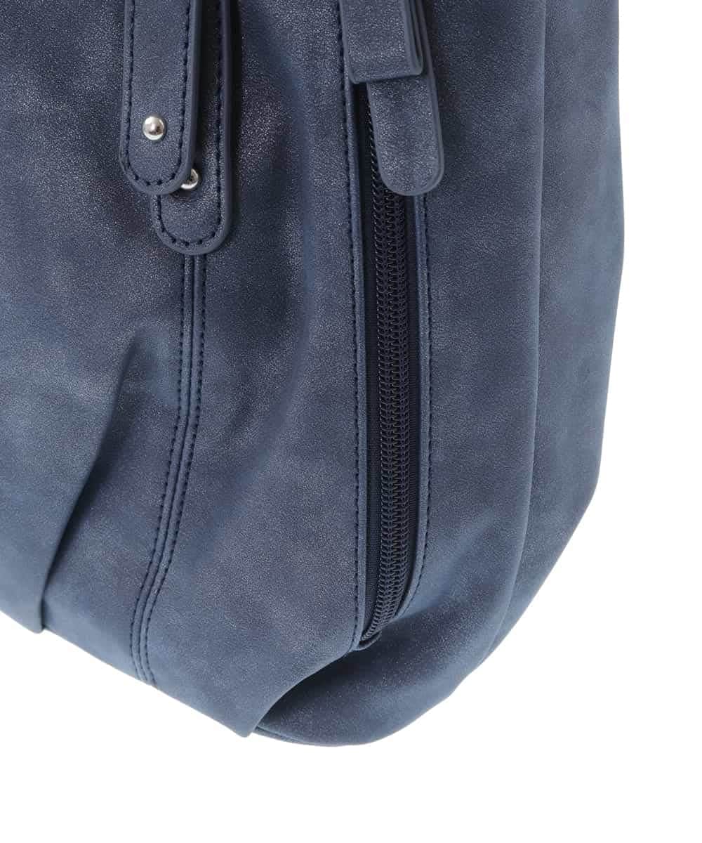 BKBGV26160 MK MICHEL KLEIN BAG(MK ミッシェルクラン バッグ) [2WAY]フロントタックギャザーアクセントバッグ ネイビー