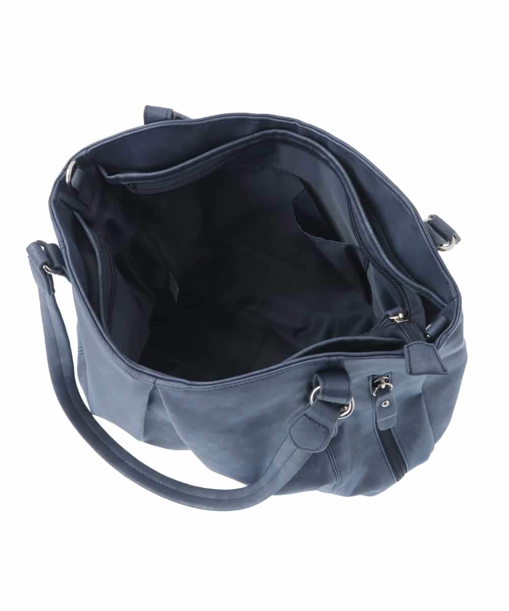 BKBGV26160 MK MICHEL KLEIN BAG(MK ミッシェルクラン バッグ) [2WAY]フロントタックギャザーアクセントバッグ ネイビー