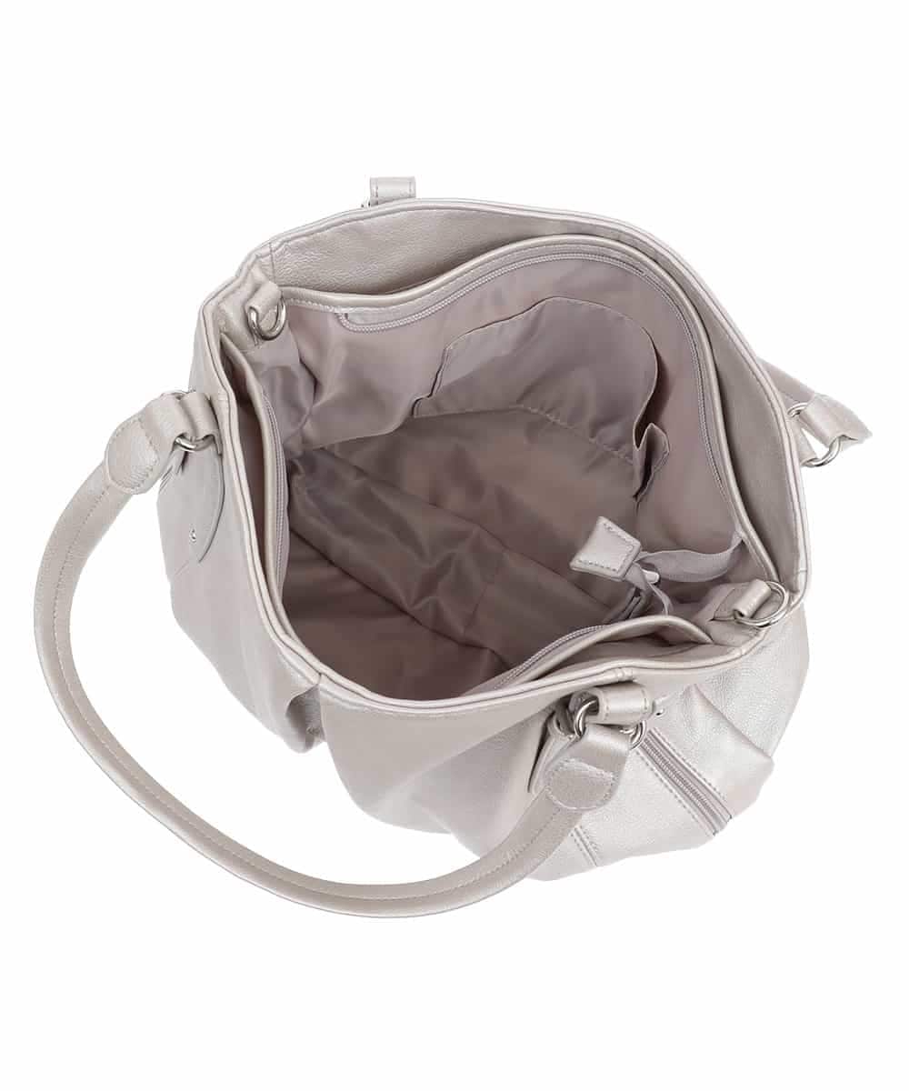 2WAY]フロントタックギャザーアクセントバッグ(トートバッグ) | MK MICHEL KLEIN BAG(MK ミッシェルクラン バッグ )｜イトキンオンラインストア