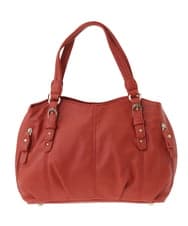 BKCAA04140 MK MICHEL KLEIN BAG(MK ミッシェルクラン バッグ) [2WAY]ベルトアクセントラウンドトートバッグ ピンク