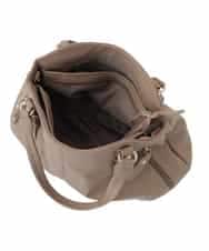BKCAA04140 MK MICHEL KLEIN BAG(MK ミッシェルクラン バッグ) [2WAY]ベルトアクセントラウンドトートバッグ ピンク