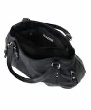 BKCAA04140 MK MICHEL KLEIN BAG(MK ミッシェルクラン バッグ) [2WAY]ベルトアクセントラウンドトートバッグ ピンク
