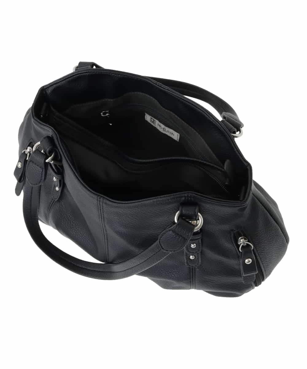 BKCAA04140 MK MICHEL KLEIN BAG(MK ミッシェルクラン バッグ) [2WAY]ベルトアクセントラウンドトートバッグ ピンク