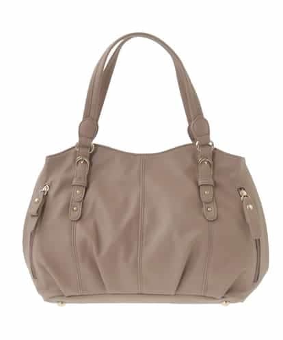 BKCAA04140 MK MICHEL KLEIN BAG [2WAY]ベルトアクセントラウンドトートバッグ