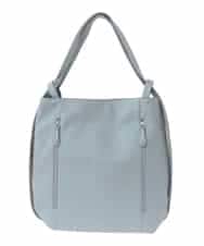 BKCAA26165 MK MICHEL KLEIN BAG(MK ミッシェルクラン バッグ) [2WAY/A4サイズ対応]パンチングデザイン変形トートバッグ ライトブルー