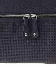 BKCAA26165 MK MICHEL KLEIN BAG(MK ミッシェルクラン バッグ) [2WAY/A4サイズ対応]パンチングデザイン変形トートバッグ ライトブルー