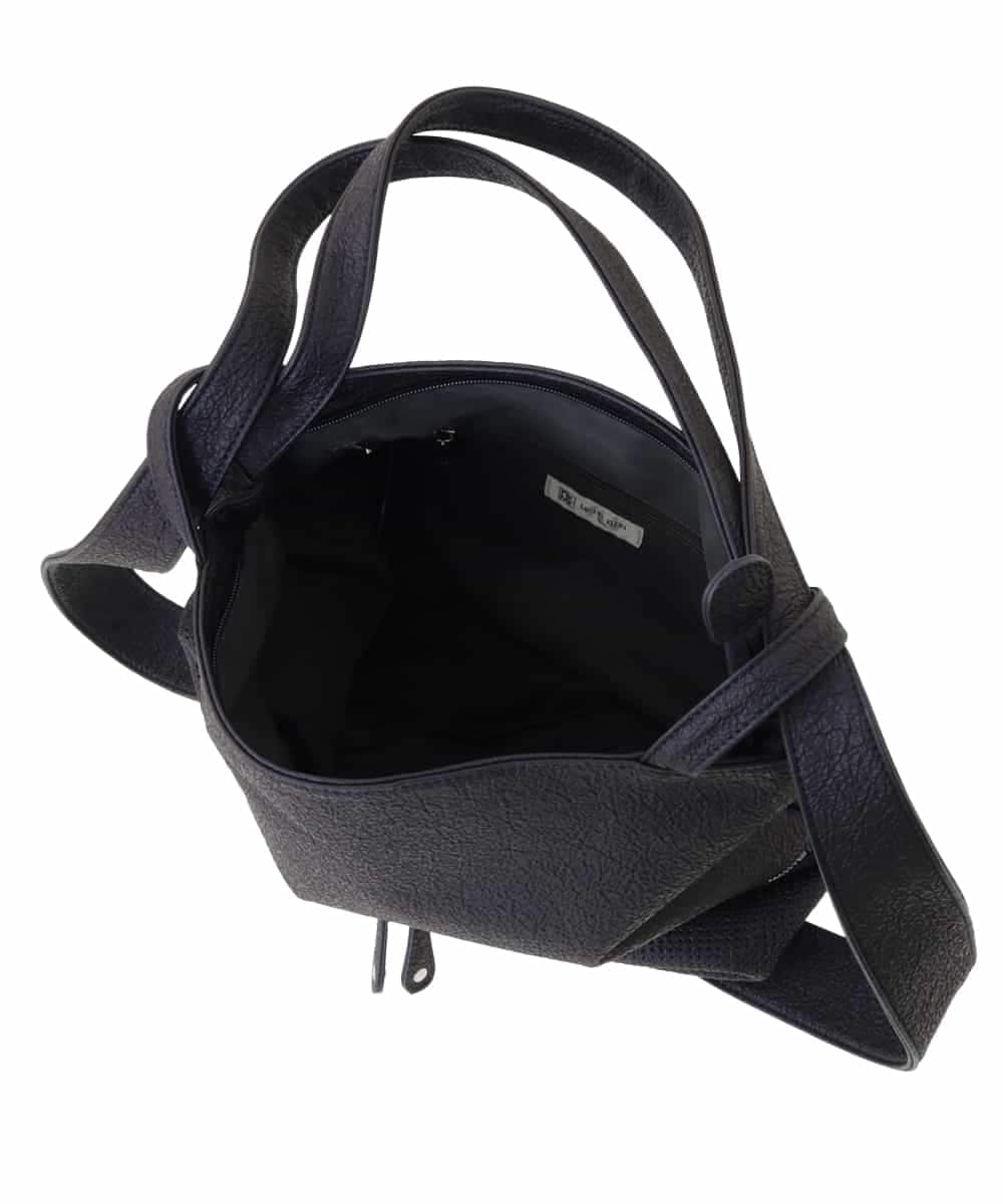 BKCAA26165 MK MICHEL KLEIN BAG(MK ミッシェルクラン バッグ) [2WAY/A4サイズ対応]パンチングデザイン変形トートバッグ ライトブルー