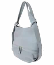 BKCAA28155 MK MICHEL KLEIN BAG(MK ミッシェルクラン バッグ) [2WAY/軽量]パンチングデザイン変形ミニトートバッグ ライトブルー