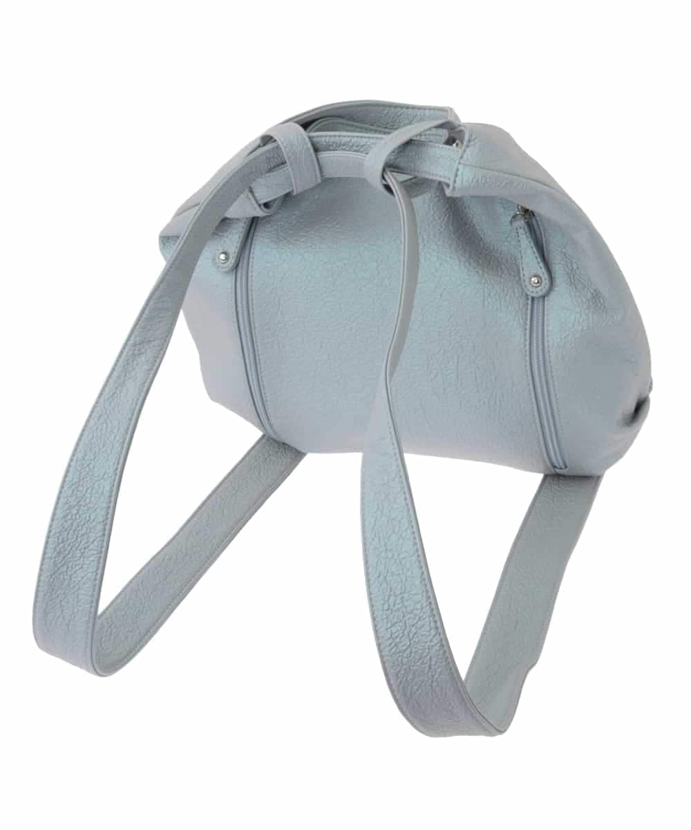 BKCAA28155 MK MICHEL KLEIN BAG(MK ミッシェルクラン バッグ) [2WAY/軽量]パンチングデザイン変形ミニトートバッグ ライトブルー