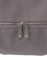 BKCAA28155 MK MICHEL KLEIN BAG(MK ミッシェルクラン バッグ) [2WAY/軽量]パンチングデザイン変形ミニトートバッグ ライトブルー