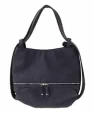 BKCAA28155 MK MICHEL KLEIN BAG(MK ミッシェルクラン バッグ) [2WAY/軽量]パンチングデザイン変形ミニトートバッグ パープル