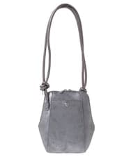 BKCAA83120 MK MICHEL KLEIN BAG(MK ミッシェルクラン バッグ) [軽量]型押しコクーンシルエットショルダーバッグ ブラック