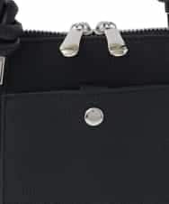 BKCAA83120 MK MICHEL KLEIN BAG(MK ミッシェルクラン バッグ) [軽量]型押しコクーンシルエットショルダーバッグ ブラック