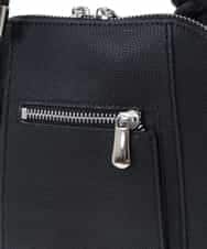BKCAA83120 MK MICHEL KLEIN BAG(MK ミッシェルクラン バッグ) [軽量]型押しコクーンシルエットショルダーバッグ ブラック