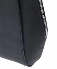 BKCAA83120 MK MICHEL KLEIN BAG(MK ミッシェルクラン バッグ) [軽量]型押しコクーンシルエットショルダーバッグ ブラック